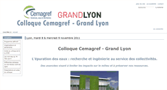 Desktop Screenshot of colloquefeyssine.cemagref.fr