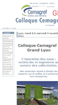 Mobile Screenshot of colloquefeyssine.cemagref.fr