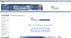 Desktop Screenshot of euraslic14.cemagref.fr